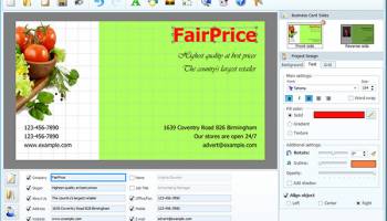 Business Card Maker screenshot