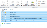 SharePoint List Transfer screenshot