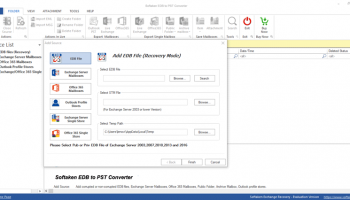 Softaken EDB to PST Converter screenshot
