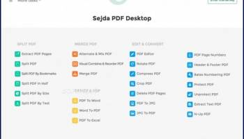 Sejda PDF Desktop screenshot