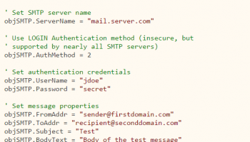 MailBee SMTP screenshot