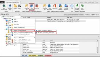 Lotus Notes to Exchange Migration screenshot