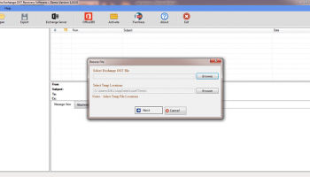 Sysvita Exchange OST Recovery screenshot