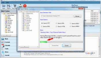 PST Converter screenshot