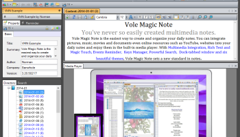 Vole Magic Note screenshot