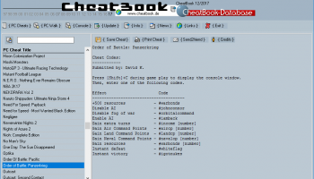 CheatBook Issue 12/2017 screenshot