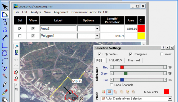 Bersoft Image Measurement screenshot
