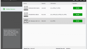 RecoveryRobot Partition Recovery screenshot