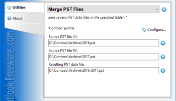 Merge PST Files for Outlook screenshot