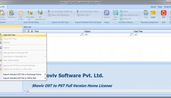OST Mail Recovery screenshot