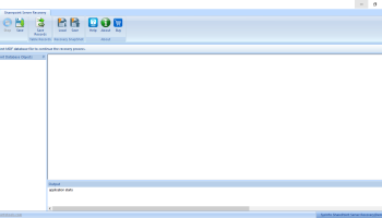 SharePoint Server Recovery screenshot
