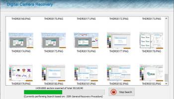 Camera Pictures Recovery Software screenshot