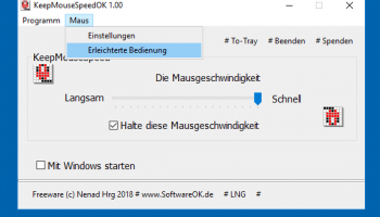 KeepMouseSpeedOK screenshot