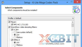 K-Lite Codec Pack 64-bit screenshot