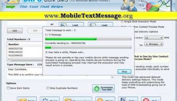 SMS for Windows screenshot