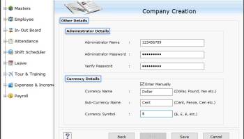 Employee Shift Scheduler Software screenshot