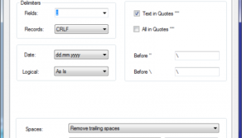 MDB to CSV Converter screenshot