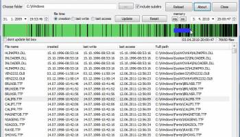 File Time Browser screenshot