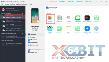 iPhone Backup Extractor screenshot