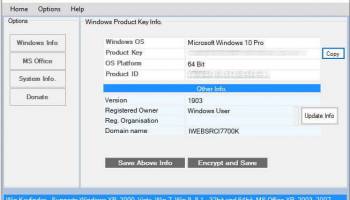 Win KeyFinder screenshot