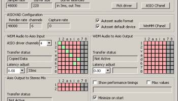 WDM ASIO Link Driver screenshot