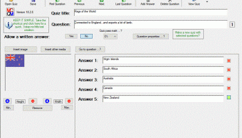 Multiple Choice Quiz Maker screenshot