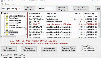 DelinvFile screenshot