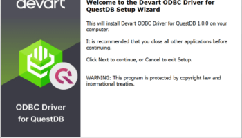 QuestDB ODBC Driver by Devart screenshot