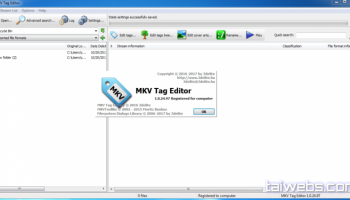 MKV Tag Editor screenshot