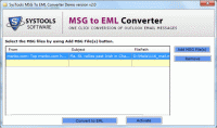 Easy MSG2EML Converter Tool screenshot
