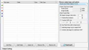 Ailt PNG to SWF Converter screenshot