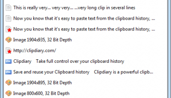 Clipdiary Free screenshot