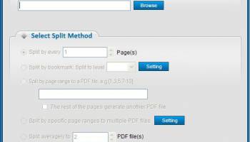 Aiseesoft PDF Splitter screenshot