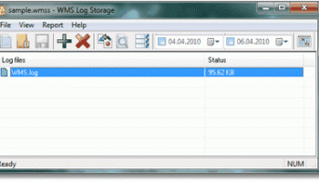 WMS Log Storage screenshot