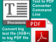VeryUtils Text to PDF Converter Command Line VeryUtils Text to PDF Converter Command Line