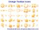 Orange Toolbar Icons