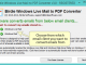 Windows Live Mal to PDF Converter
