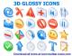 3D Glossy Icon Set