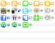iPhone Style Social Icons