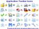Application Toolbar Icons Application Toolbar Icons