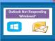 Outlook Not Responding Windows7