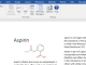 Chemistry Add-in for Word